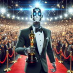 AI accepts a major Hollywood award (AI-generated image)